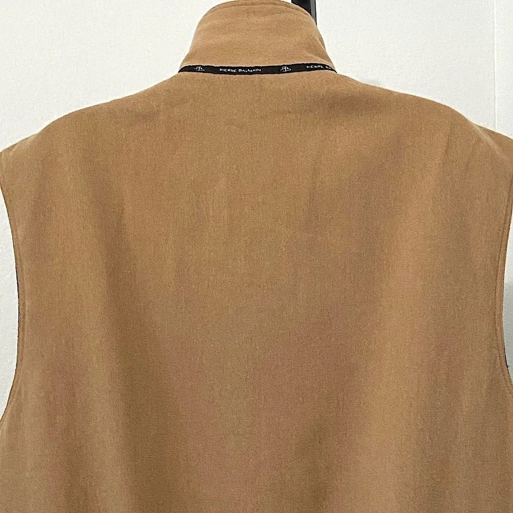 Pierre Balmain Paris Vintage Wool Nylon Reversible Vest